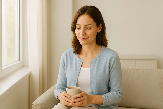 Жінка почувається здоровою після лікування ендометріозу